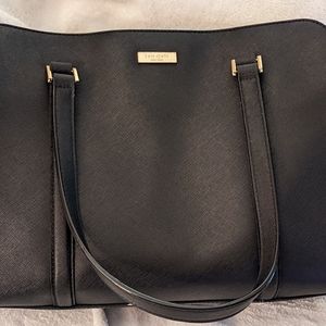 Kate Spade New York Black Saffiano Leather Shoulder Purse